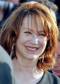 Nathalie Baye p Filmfestivalen i Cannes 2010.