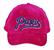 Casquette Paris Velours Bordeaux