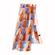 Foulard Tour Eiffel Soie Orange